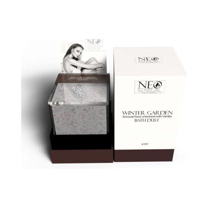 NEO Sensual Winter Garden Rose-Vanilla Foaming Bath Dust - Intimate Pleasure Enhancement for a Luxurious Bath Experience