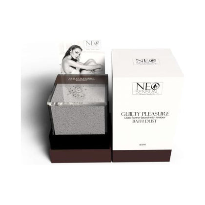 NEO Sensual Bath Dust: Guilty Pleasure 4.5 Oz - Lilac Flower Infused Bath Fizz for Intimate Moments