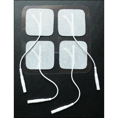 Mystim Electrodes - Tension Lover Kit - Reusable Self-Adhesive Electropads - Model X1 - Unisex - Intimate Stimulation - Black