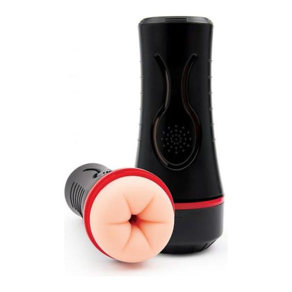 ENVY Toys Squeezable Vibrating Ass Stroker Rear Clutch ENV1006-1011 for Men, Anal Stimulation, Black