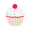Peekaboos Pasties Cupcake - Cakewalk XH123 Women's Nipple Covers: Crystal Open Design in Pink