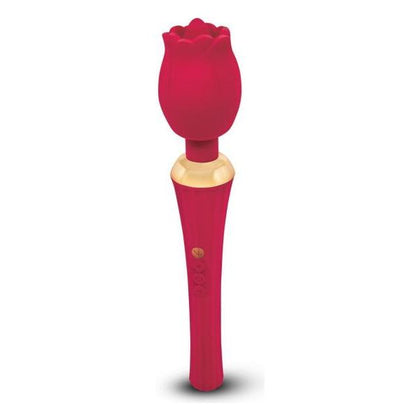 Introducing the Rosegasm Bouquet Rose Wand - The Ultimate Clit Teasing Tongue Stimulator for Mind-Blowing Pleasure!