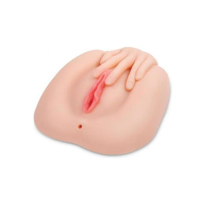 Introducing the ZOLO Stroke Off Vibrating Spread It Masturbator, Model X754, Unisex Pussy and Ass Pleasure Device in Lifelike Skin Colour