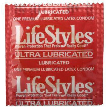 LifeStyles Ultra Lubricated Latex Condoms 100 Pack - Premium Pleasure for Intimate Moments
