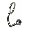 Manus Intruder Steel Cock Ring Anal Plug - Model MCI-2021 - Unisex Pleasure - Silver - Adult Naughty Store