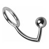 Manus Intruder Steel Cock Ring Anal Plug - Model MCI-2021 - Unisex Pleasure - Silver - Adult Naughty Store