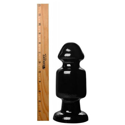 Introducing the Exquisite Pleasure Keg Butt Plug - Model XJ-2000 for Ultimate Anal Stimulation and Satisfaction (Unisex, Intense Pleasure, Jet Black) - Adult Naughty Store