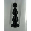 Seductive Pleasures Three Bumps for Your Rump Black Small Butt Plug - Model #SP-BP001 - Unisex Anal Stimulation in Sultry Ebony - Adult Naughty Store