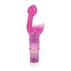 Introducing the Pink Butterfly Kiss G-Spot and Clitoral Vibrator - Model BFK-3000 - for Women's Intimate Pleasure in a Gorgeous Pink Shade - Adult Naughty Store