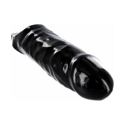 Introducing the Black Mamba XL Penis Extender Sheath - Model XE-1000 for Men - Enhance Your Pleasure and Power in Black