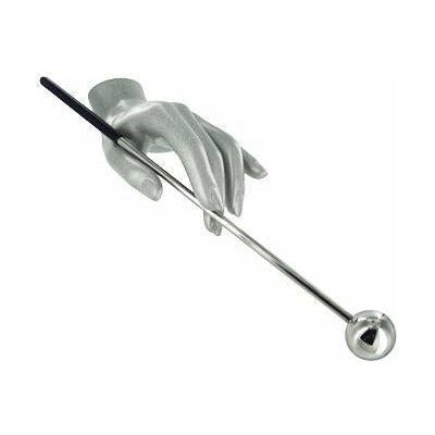 Stainless Steel Lollipop Prostate and G-Spot Stimulator - Model SL-001 - For Him and Her - Intense Pleasure - Silver