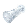 Palm-Tec DX Vol 17 Clear Ergonomic Ribbed Stroker for Men - Ultimate Solo Pleasure - 5.88