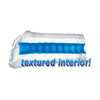 SexFlesh Little Blue Box Stroker - Realistic Vaginal Masturbator for Men - Model LBB-001 - Blue Pleasure Core - Clear with Blue Color - Adult Naughty Store