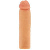 Introducing the SensaFirm Fat Jack Penis Enlarger Sleeve Beige - The Ultimate Pleasure Enhancer for Men and Couples - Adult Naughty Store