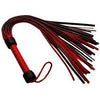 Masterful Pleasure: Heavy Tail Flogger - Model X1 - Unisex - Sensational Impact Play - Red/Black - Adult Naughty Store