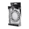 Meridian 2 Inches Stainless Steel Beaded Cock Ring - A Heavy-Duty Support for Enhanced Pleasure (Model: MRD-2SSCR) - Adult Naughty Store