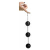 XXL Triple Silicone Beads - The Ultimate Pleasure Experience for All Genders - Model XYZ - Black - Adult Naughty Store