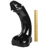 Introducing the Exquisite Pleasure Co. Annihilator XXXL 18-Inch Long 4-Inch Wide Dildo for Advanced Anal Play - Model X4B, Black - Adult Naughty Store