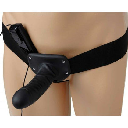 Deluxe Vibro Erection Assist Hollow Silicone Strap On - The Ultimate Pleasure Enhancer for Men