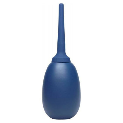 Clean Stream Flex Tip Cleansing Enema Bulb Blue - Premium Silicone Anal Douche, Model B250, Unisex, for Intimate Hygiene and Pleasure