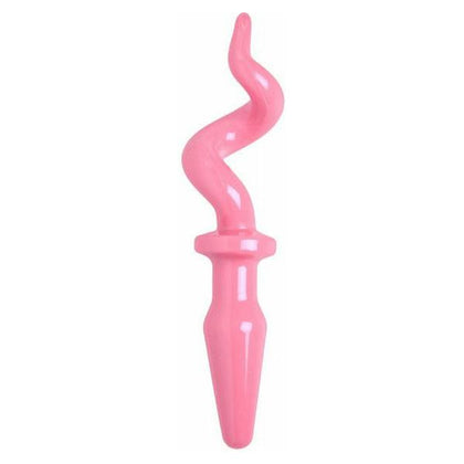 Pink Piggy Tail Butt Plug - Model PTBP-001 - For All Genders - Anal Pleasure - Bubblegum Pink - Adult Naughty Store