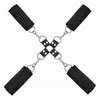 Introducing the SensationPlus Beginner Fleece Hog Tie System - Model 2022B - Unisex - Ultimate Restraint for Exquisite Pleasure - Black - Adult Naughty Store