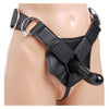 Strap U Flaunt Strap On Harness System - Black, Adjustable, Heavy Duty, Dildo Compatible - Adult Naughty Store