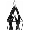 MasterfulBondage Rubber Strap Cage - Model X3: Ultimate Enclosure for Unyielding Pleasure - Unisex - Full Body Restraint - Black - Adult Naughty Store