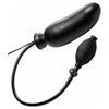 Introducing the Ravage Vibrating Inflatable Dildo Black - The Ultimate Pleasure Experience for All Genders