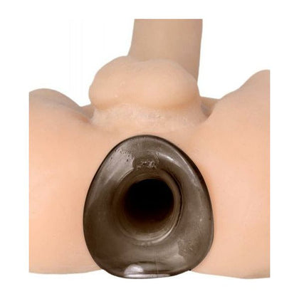 Introducing the Exquisite Excavate Tunnel Anal Plug Black: A Superior Pleasure Device for Adventurous Play - Adult Naughty Store