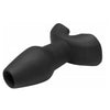 Invasion Hollow Silicone Anal Plug Small - Premium Black Silicone Anal Plug for Intense Pleasure and Exploration (Model: INV-AP-S) - Adult Naughty Store