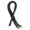 Luxure Leather Cord Flogger - Model LCF-200 - Unisex - Intense Stimulation - Black - Adult Naughty Store