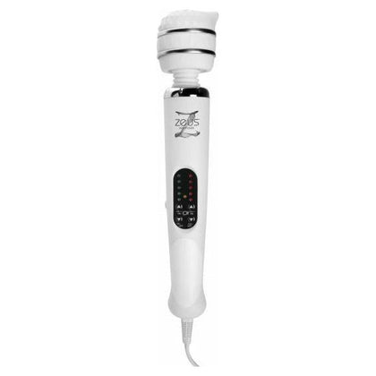Zeus White Knight 10 Mode Electro Vibe Wand - Powerful Stimulation for Targeted Pleasure - White
