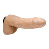 LoveBotz EZ Bend Dildo Attachment - Model 6X for Unisex G/P Spot Pleasure - Beige - Adult Naughty Store