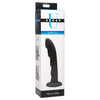 Strap U Ripples Silicone Strap On Harness Dildo Black - Adult Naughty Store