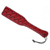 Crimson Tied Steel Enforced Spanking Paddle - Model X1 - Unisex - Intense Impact for BDSM Play - Red - Adult Naughty Store