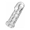 Introducing the SensaMaxx Pro X6 Girth Enhancing Penetration Device and Stroker Sleeve for Men - Ultimate Pleasure in Clear - Adult Naughty Store