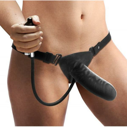 Expander Inflatable Strap On Black - The Ultimate Pleasure Enhancer for Intimate Adventures