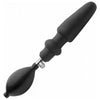 Introducing the Expander Inflatable Anal Plug with Removable Pump - Model EIP-1001: The Ultimate Unisex Pleasure Enhancer in Sensual Black - Adult Naughty Store