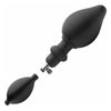 Introducing the Expander Inflatable Anal Plug with Removable Pump - Model EIP-1001: The Ultimate Unisex Pleasure Enhancer in Sensual Black - Adult Naughty Store