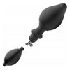 Introducing the Expander Inflatable Anal Plug with Removable Pump - Model EIP-1001: The Ultimate Unisex Pleasure Enhancer in Sensual Black - Adult Naughty Store