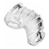 Detained Soft Body Chastity Cage - Rubber Erection Restriction Device for Men - Model: DSCC-01 - Clear