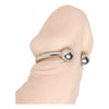 Stainless Steel Pressure Point Beaded Glans Ring - Model PPR-2001 - Male Genital Stimulation - Silver - Adult Naughty Store