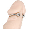 Stainless Steel Pressure Point Beaded Glans Ring - Model PPR-2001 - Male Genital Stimulation - Silver - Adult Naughty Store