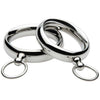 Stainless Steel Heavyweight Cock Ring - O-Ring Model 1.75 Inches - For Men - Enhance Erections and Explore Bondage - Grey Color - Adult Naughty Store