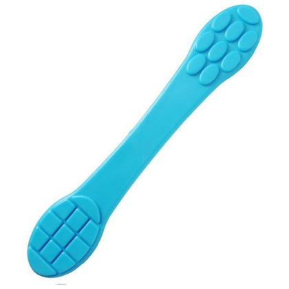 Introducing the Sensational Blue Silicone CBT Ball Slapper - Model SSB-10.5B - Unisex Scrotal Spanking Pleasure at its Finest!