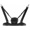 Strict Extreme Sling with Stirrups and Pillow - The Ultimate Bondage Experience for All Genders - Black - Adult Naughty Store