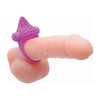 Introducing the Versa Tingler Cock Ring and Finger Vibe Clit Stim Purple - The Ultimate Pleasure Enhancer for Couples - Adult Naughty Store