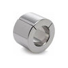 Stainless Steel Magnetic Ball Stretcher 40mm - Ultimate Pleasure for Men, Scrotum Enhancement, Silver