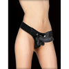 Ouch Realistic 7 Inches Strap On Black: The Ultimate Pleasure Experience for Couples - Adult Naughty Store